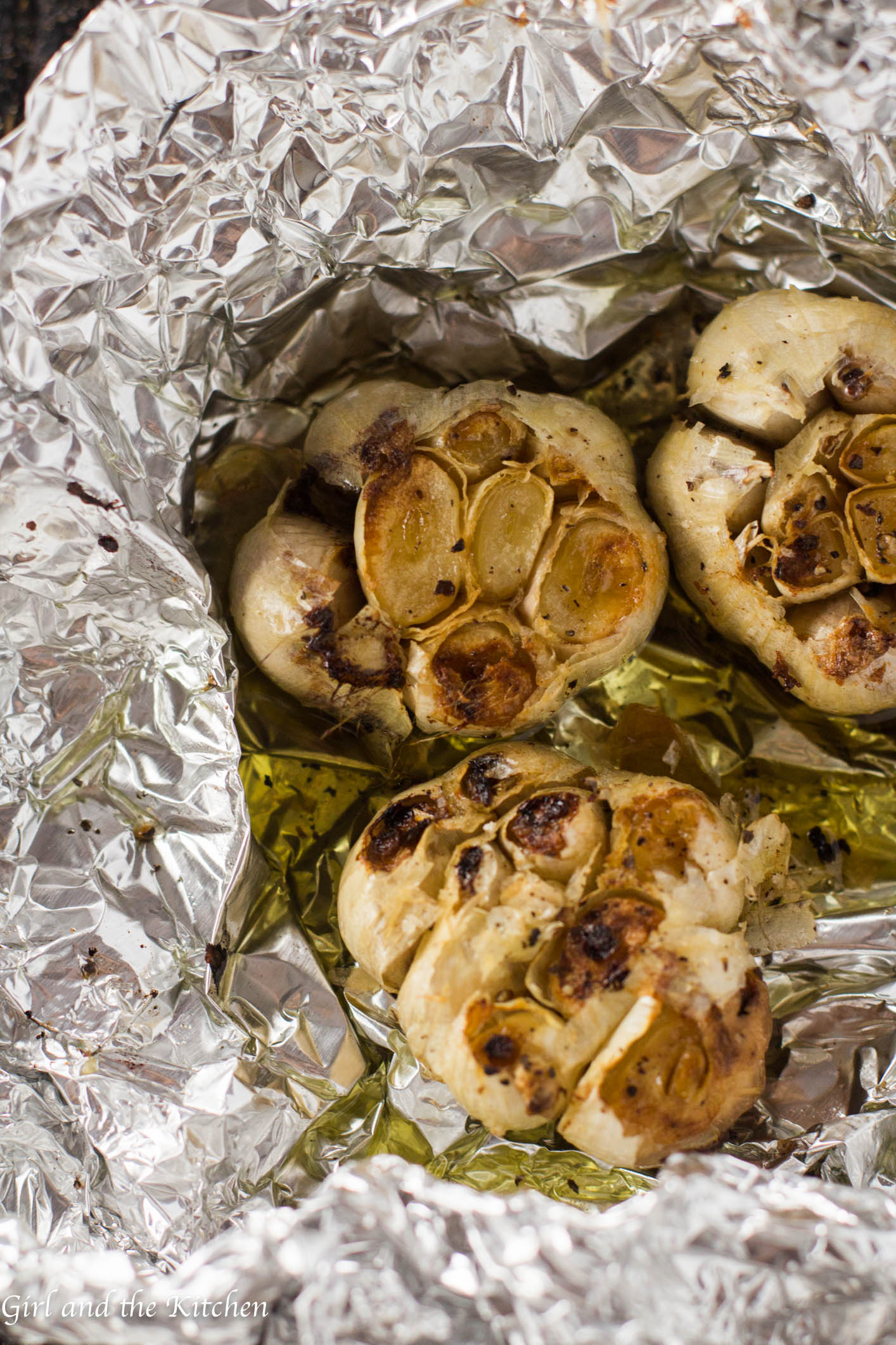 How to Roast Garlic - Girl and the Kitchen