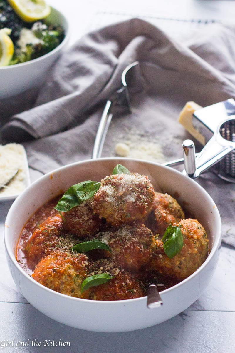 These ricotta meatballs are tender, light and incredibly delicious and are what meatball dreams are made of!  They take no time to prepare but are fancy enough for a Saturday night dinner!  Say hello to your new favorite meatball recipe.