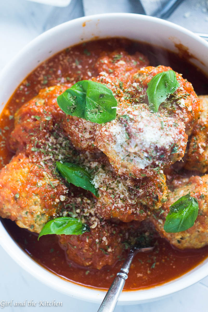 These ricotta meatballs are tender, light and incredibly delicious and are what meatball dreams are made of!  They take no time to prepare but are fancy enough for a Saturday night dinner!  Say hello to your new favorite meatball recipe.