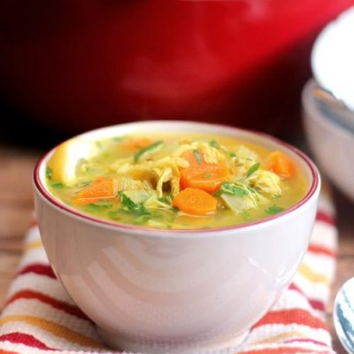 Chicken and Rice Soup. The Girl and the Kitchen