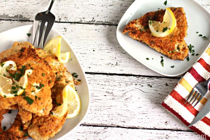 Crispy Matzo Lemon Chicken from the Girl and the Kitchen