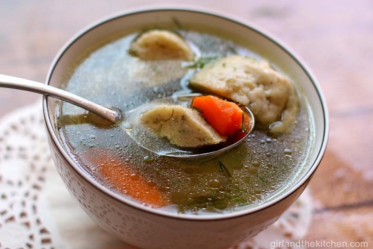 Jewish Chicken Soup With Matzo Balls The Real Jewish Penicillin Girl And The Kitchen