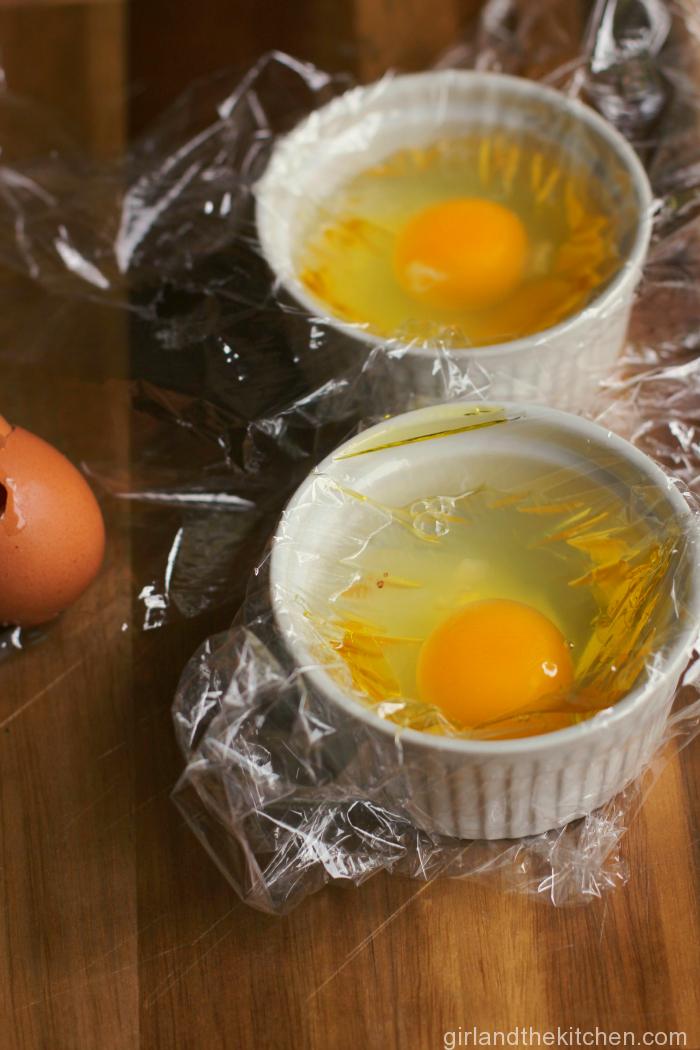 Poached Eggs with Smoked Salmon from the Girl and The Kitchen