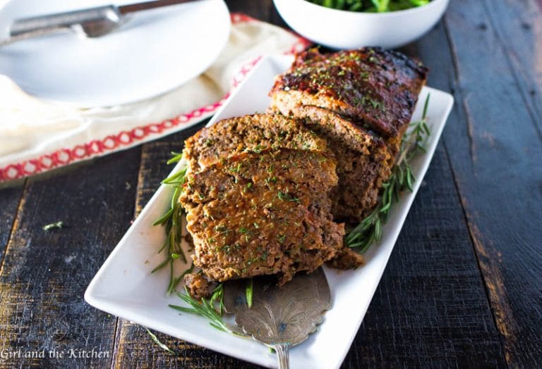 Moist Turkey Meatloaf with Rosemary