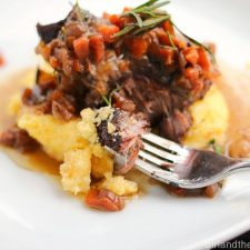Braised Short Ribs with Creamy Parmesan Polenta-image
