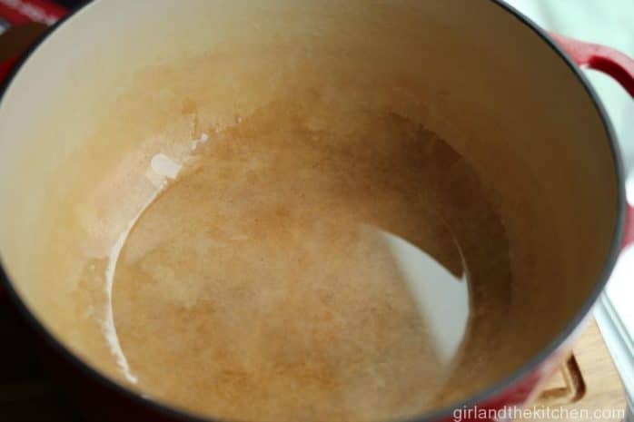 cast iron enamel dutch oven