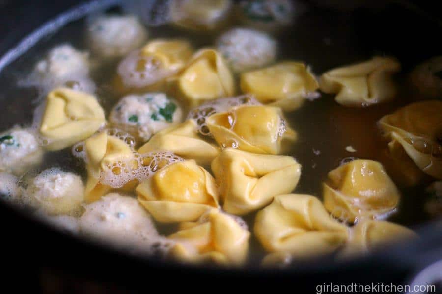 Tortellini en Brodo from the Girl and the Kitchen