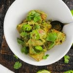 Roasted Potatoes with a Healthy Herb Aioli ...And My 21 Day Vegan Challenge