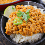 Saucy Coconut Lentils...A One Pot Meal