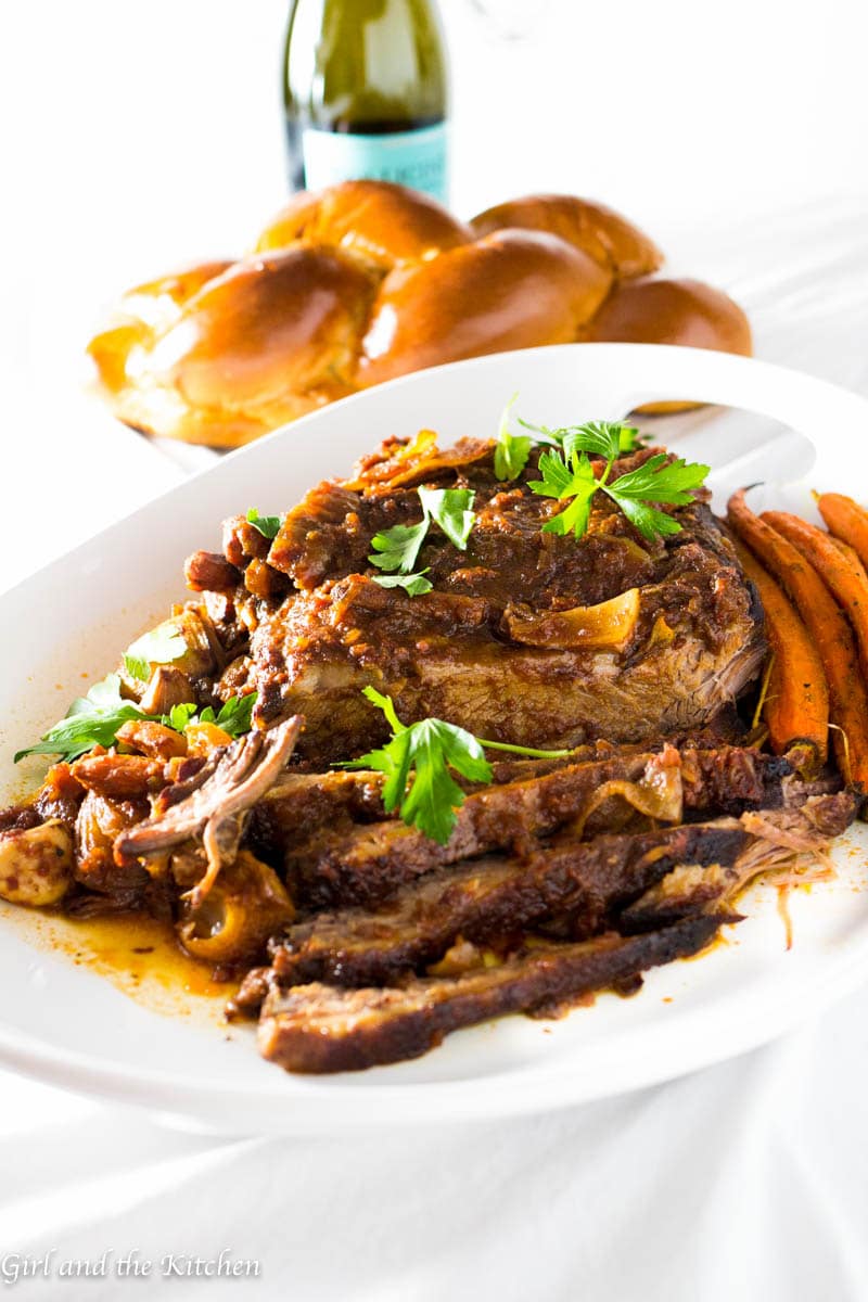 Spanish Braised Brisket for Passover, Hanukkah