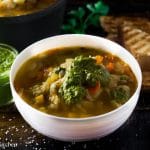 Provencal Vegetable Soup with Pistou