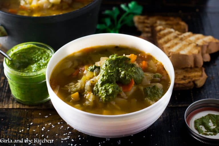 Provencal Vegetable Soup with Pistou