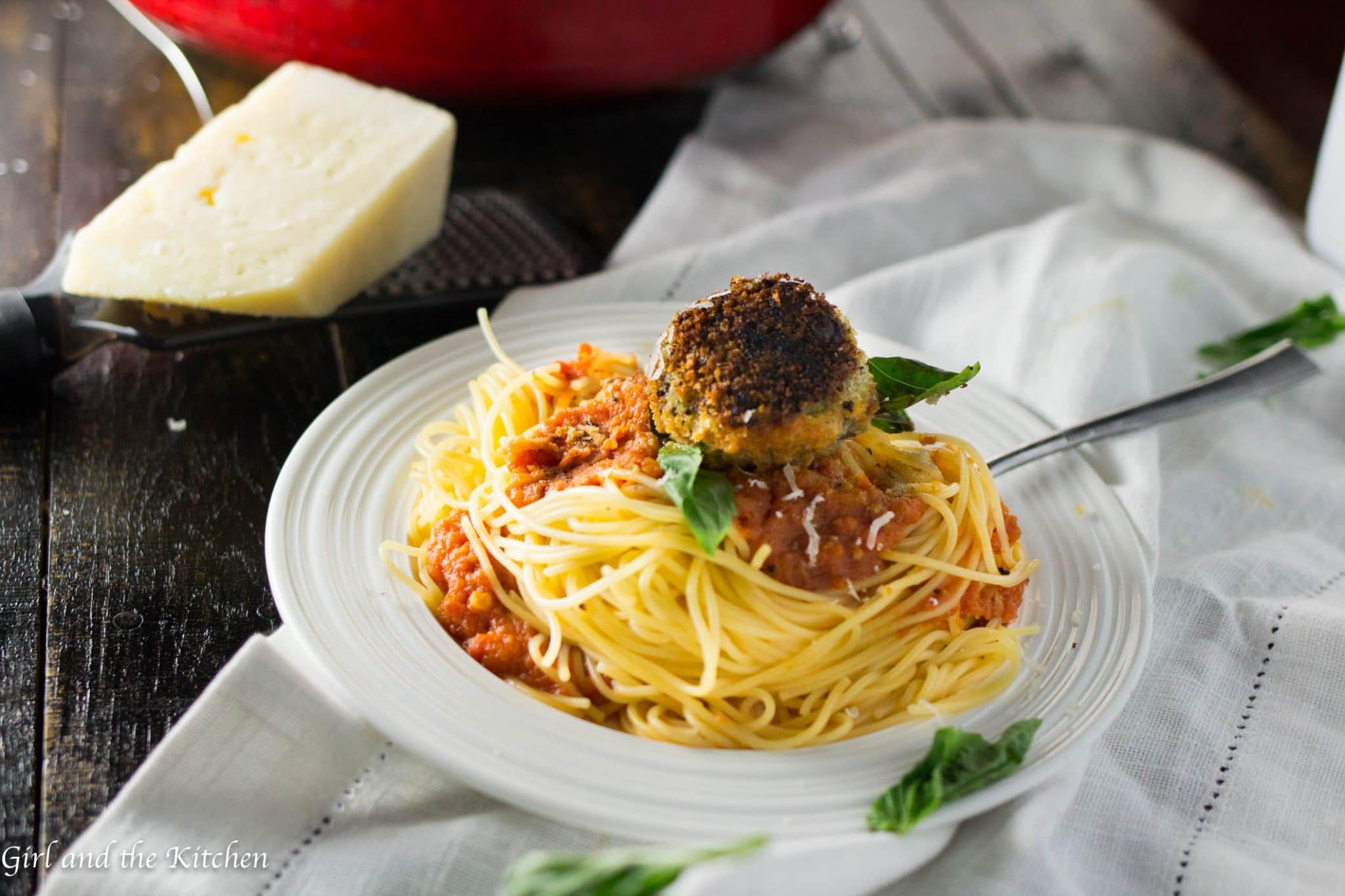 Spicy Vegetarian Meatballs - Girl and the Kitchen