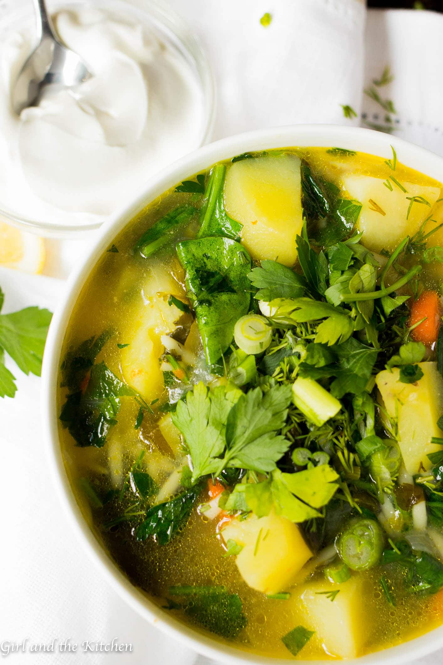 A hearty Russian style chicken soup