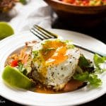 Hash Brown Breakfast Tostada with Smoked Salmon