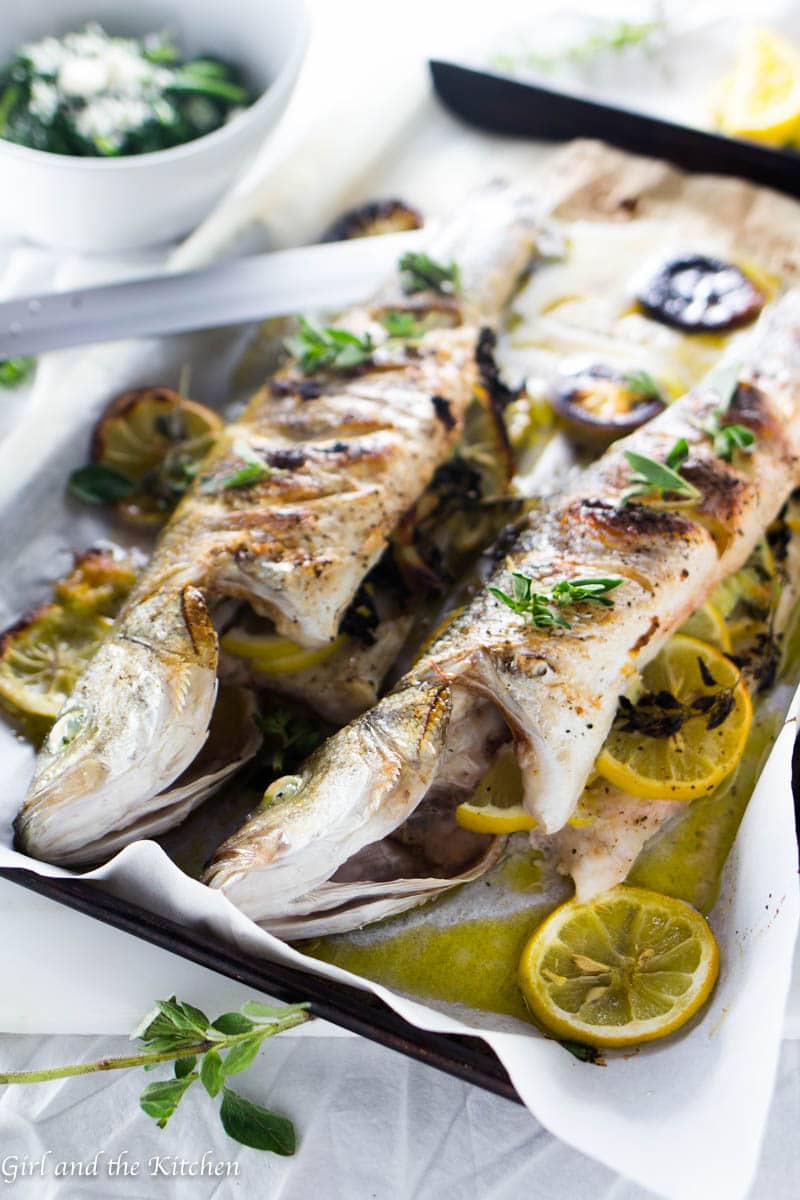 Branzino Whole Roasted - Girl and the Kitchen