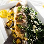 Greek Whole Roasted Branzino