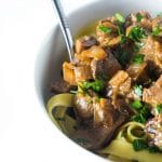 Classic and Easy Beef Stroganoff (30 Minute Meal)