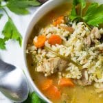 Leftover Turkey and Rice Soup (30 Minute Meal)