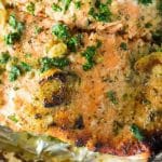 Spicy Honey Garlic Salmon in Foil