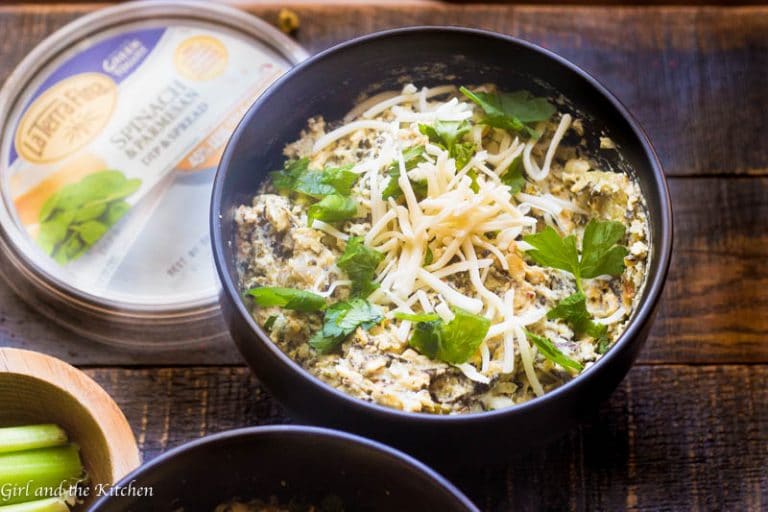 Mess Free Crock Pot Spinach and Artichoke Dip (One Pot 2 Dips)