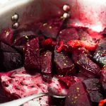 These incredibly beautiful honey glazed beets are perfect for your holiday meal plus they happen to be ridiculously easy! They are made right on the stove top so that the oven can stay free and clear for other things like gorgeous roasts and potato au gratin's!
