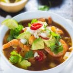 Mexican Shrimp Soup (Caldo de Camarones)