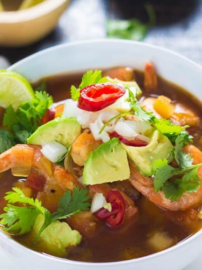 Mexican Shrimp Soup (Caldo de Camarones)