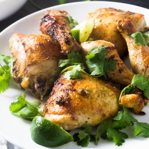 Baked Tequila Lime Chicken - Girl and the Kitchen