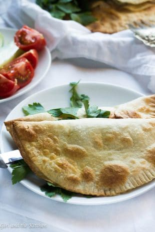 Baked Chebureki...Easy Georgian Turnovers (with Meat)