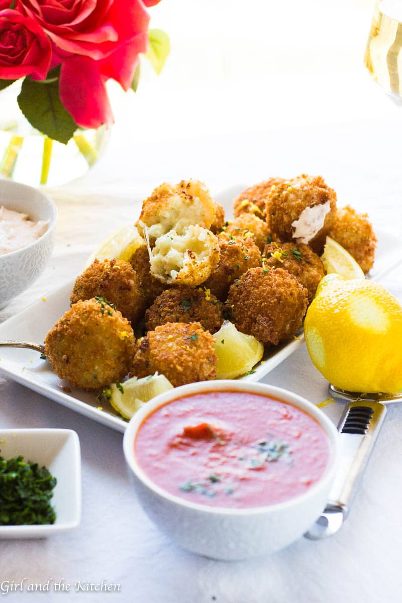 Cheesy Arancini...Italian Rice Balls - Girl and the Kitchen