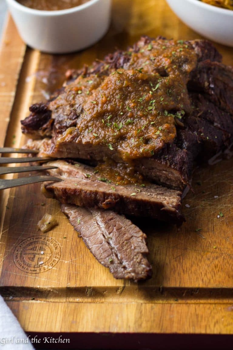 Melt in Your Mouth Oven Cooked Brisket Girl and the Kitchen