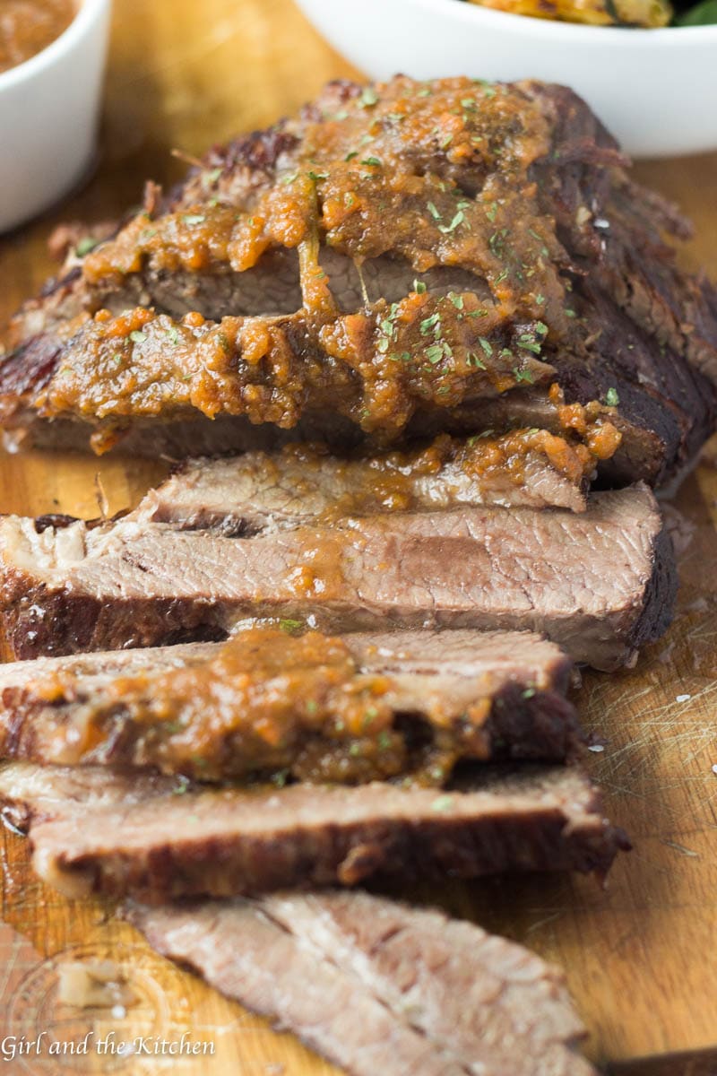 Meet your new weeknight dinner best friend! This Instapot brisket is done in one hour, including a heavenly sauce loaded with savory flavors! Forget the 6 hours of cooking time and enjoy a tender and juicy brisket on any weeknight!