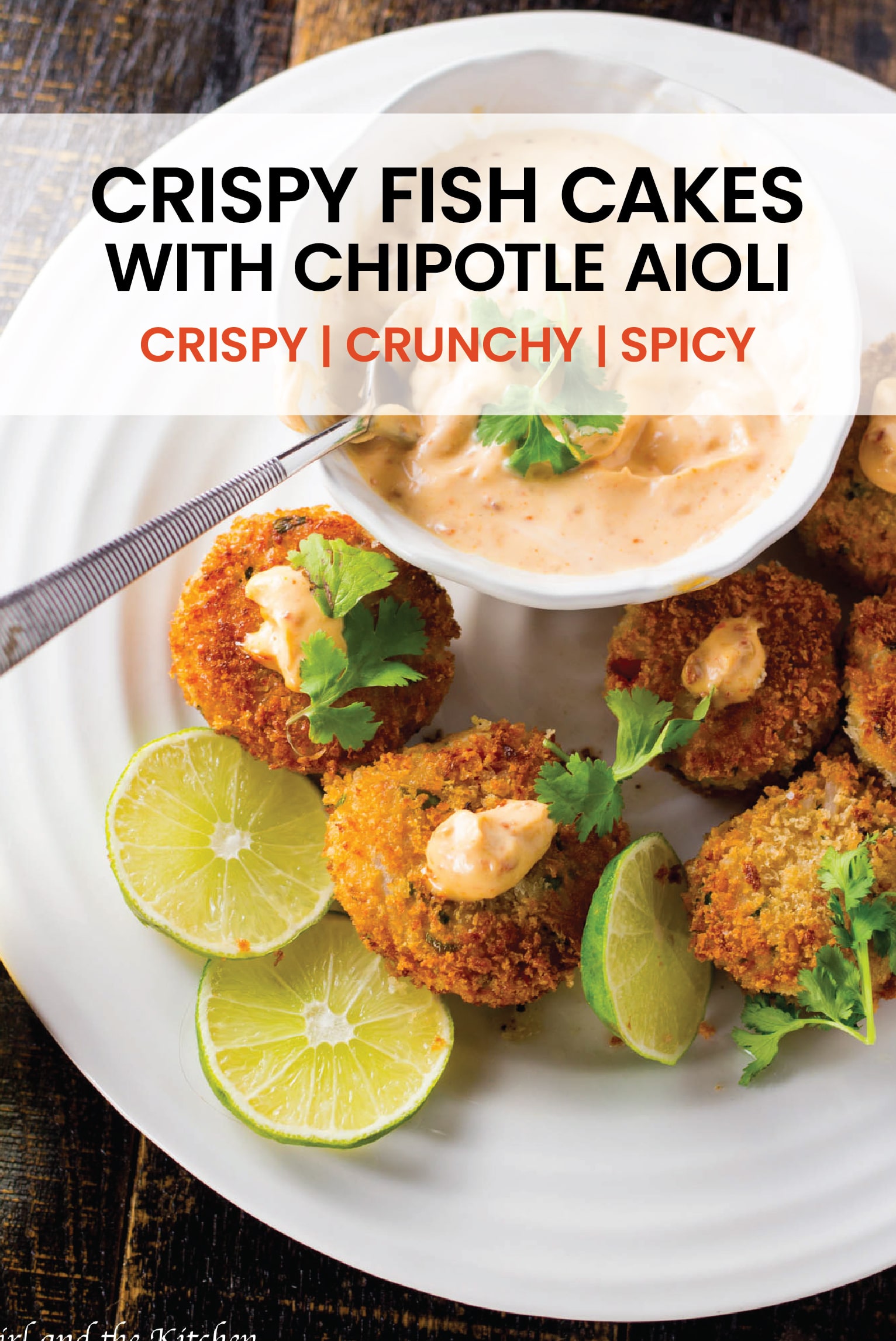 This delicious little tuna cakes are crispy, crunchy and spicy!  This new spin on simple tuna from a can will be your next appetizer go to!  #fishcakes #chipotle