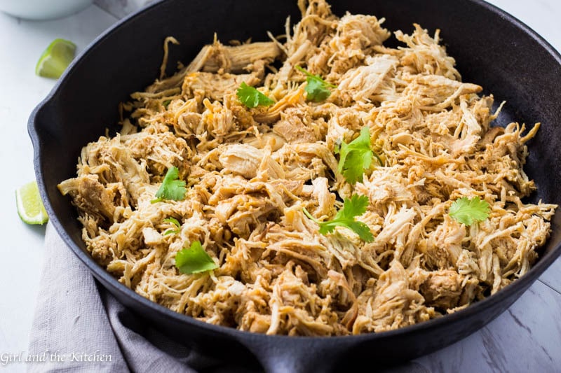 Instant pot shredded chicken mexican style hot sale