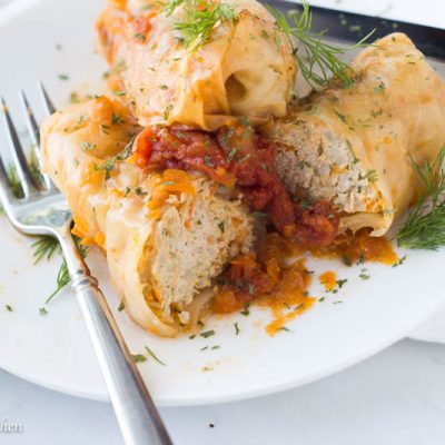 Take all the guesswork out of cooking the perfect stuffed cabbage with my super simple Instant Pot method. Full of tender rice, melt in your mouth meat and a savory sauce, my ridiculously easy method will forever change how you make stuffed cabbage!