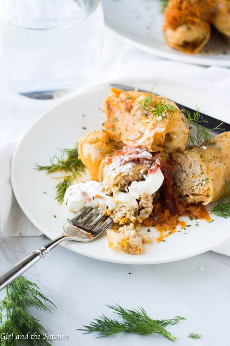Take all the guesswork out of cooking the perfect stuffed cabbage with my super simple Instant Pot method. Full of tender rice, melt in your mouth meat and a savory sauce, my ridiculously easy method will forever change how you make stuffed cabbage!