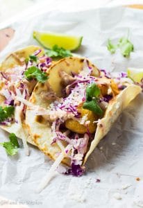 Delicious beer battered crispy fish tacos Delicious beer battered crispy fish tacos - Girl and the Kitchen