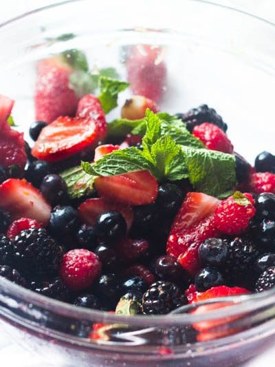 Macerated Summer Berry Salad