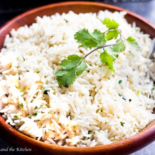 How to Cook Basmati Rice (Cilantro Garlic Rice) Girl and the Kitchen