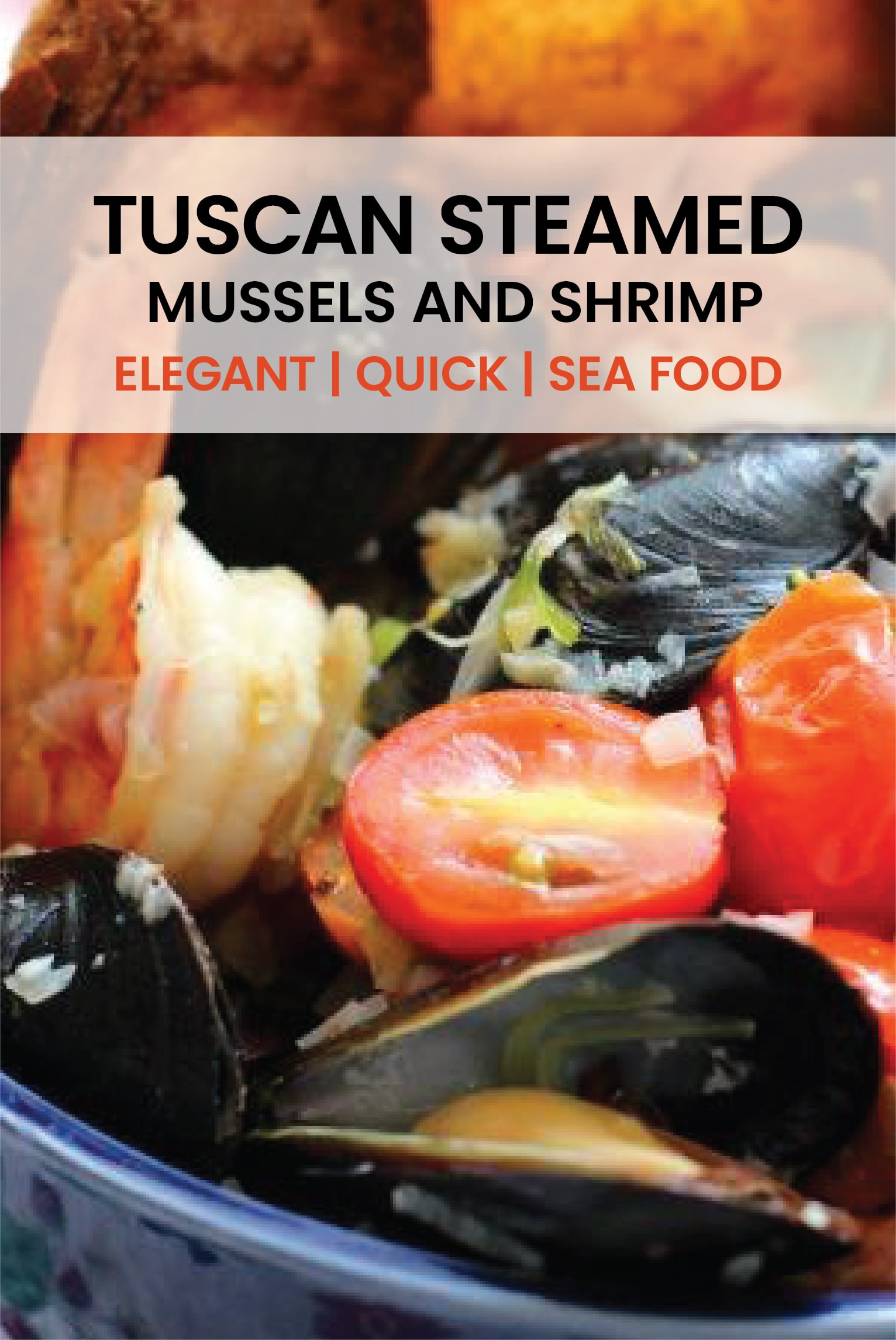 An elegant dinner that is made in less than 10 minutes has never tasted this good! #tuscan # #mussels #sogood