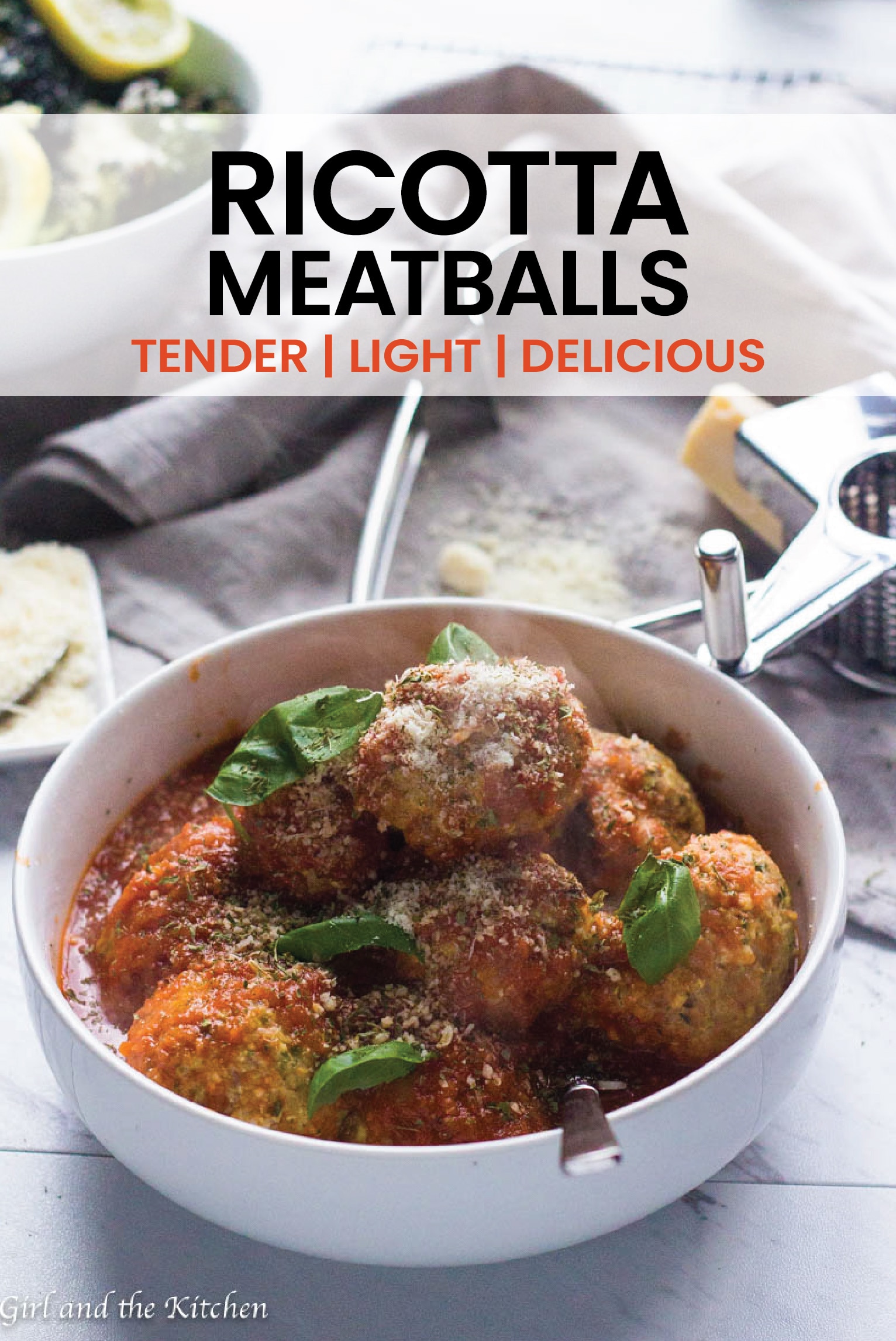 These ricotta meatballs are tender, light and incredibly delicious and are what meatball dreams are made of!