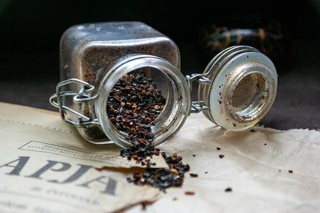 spice, herbs, nature, spices, healthy, aromatic, cooking, bottle, glass, paper, texture, pattern, notepad, vintage, antique, retro