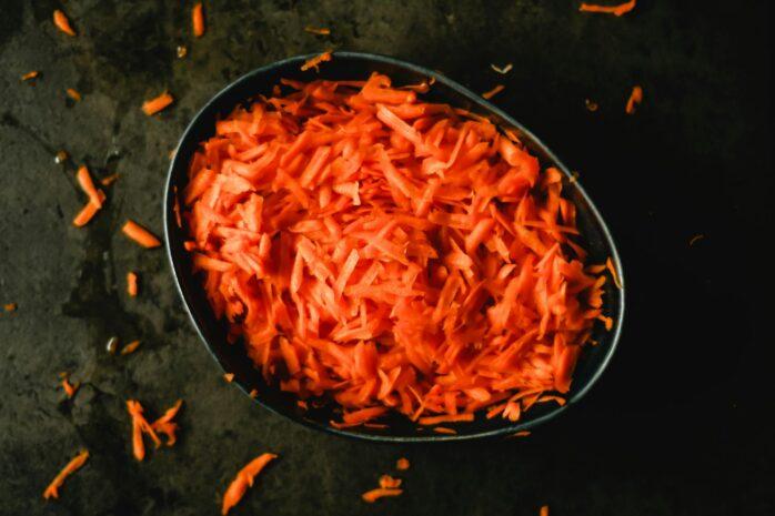 shredded carrots